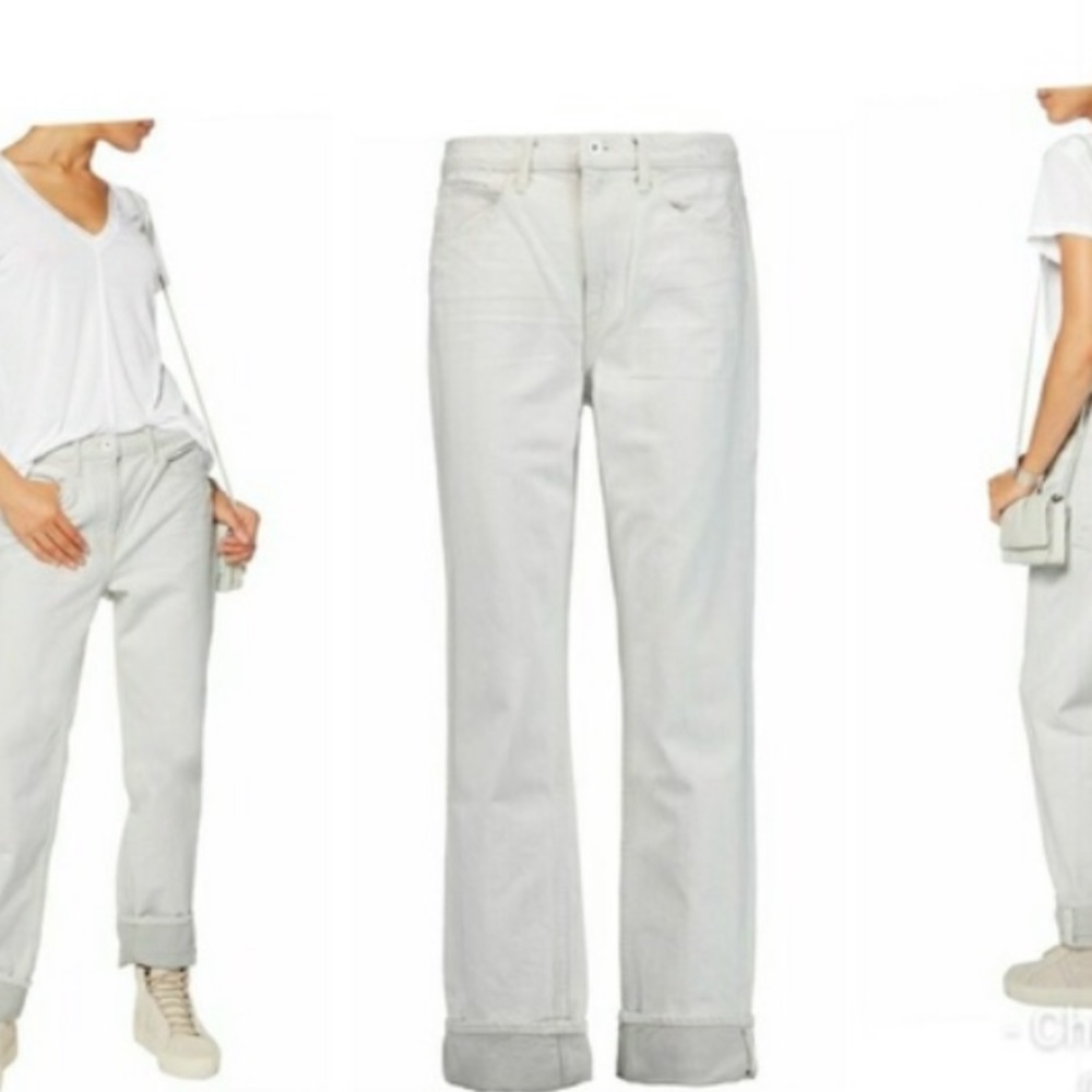 Helmut Lang crop full jeans